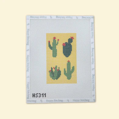 Looking Sharp Needlepoint Glasses Case SELF FINISHING KIT (by Happy Stitching)