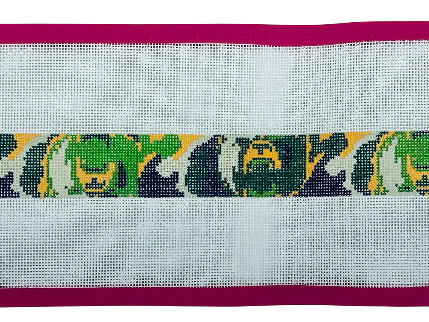 Baylor University Bear Camo Needlepoint Belt Canvas