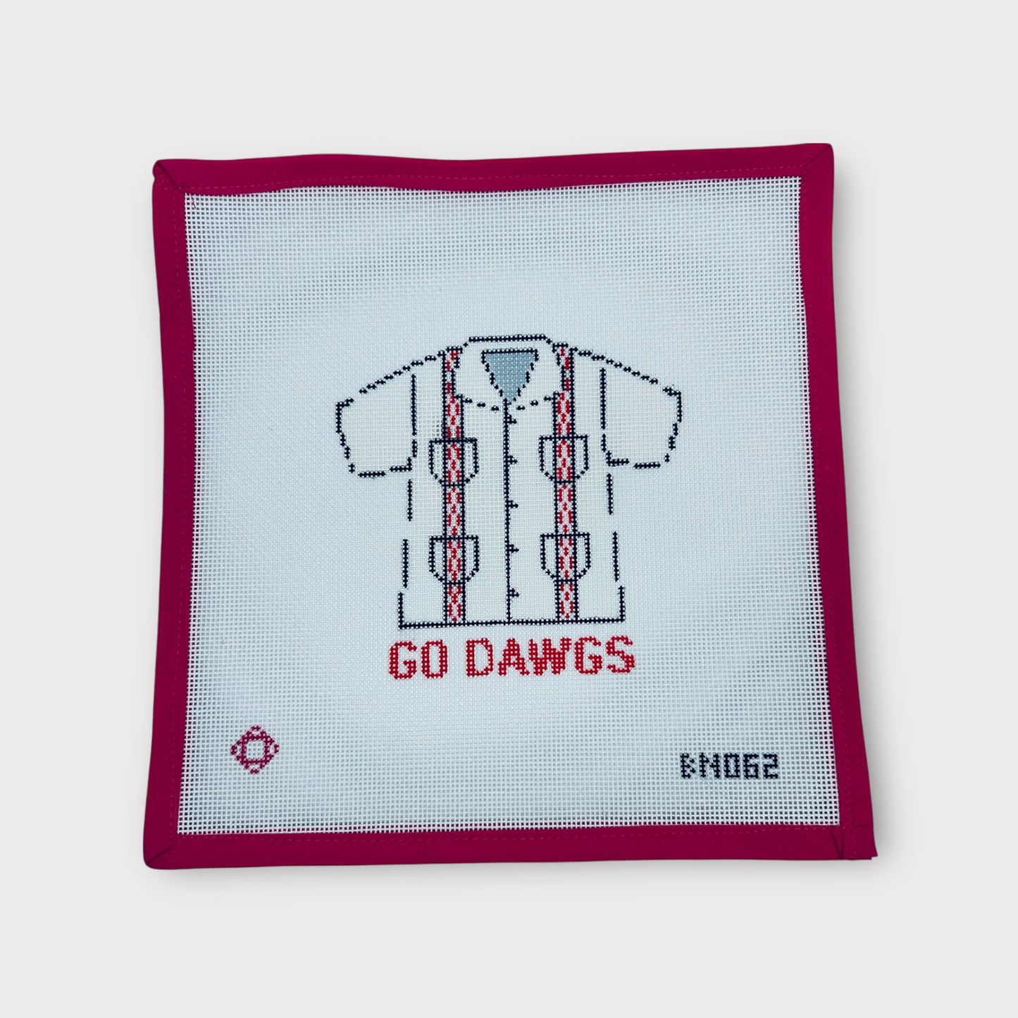 UGA Guayabera Needlepoint Ornament Canvas