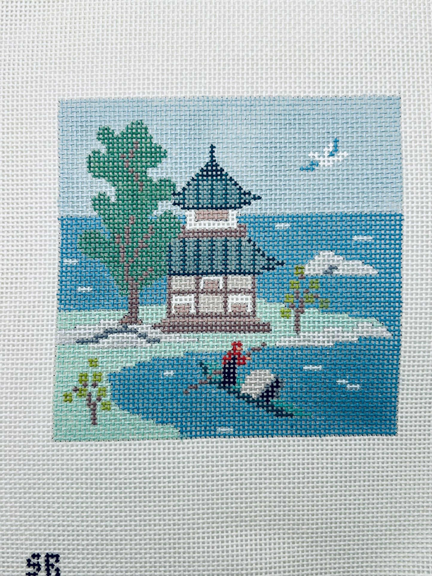 Asian Islands, Color, Coaster Set