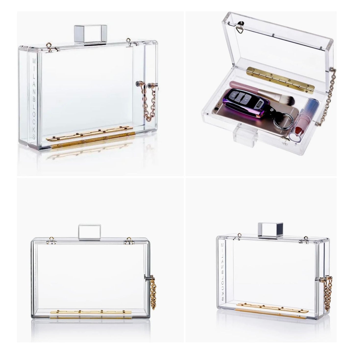 Clear Clutch (Transparent Clasp)
