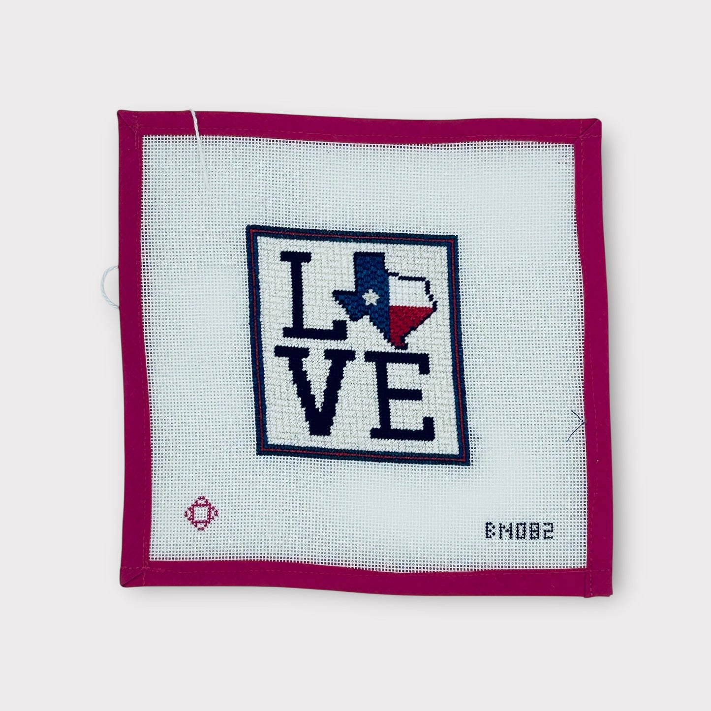 Texas Love Needlepoint Ornament Canvas
