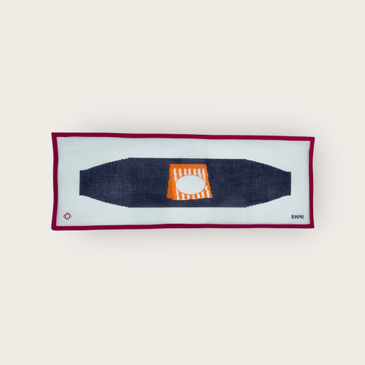 WHAT-A-MONOGRAM Table Tent Needlepoint Cummerbund Canvas