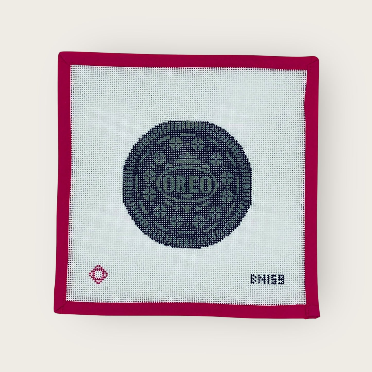 Oreo Needlepoint Ornament Canvas