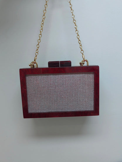 Self finishing Acrylic Clutch (NEW COLORS)