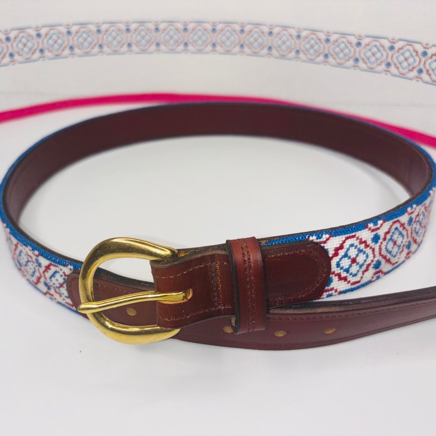 The Leigh Needlepoint Belt Canvas
