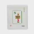 North (Pole) Mah Jong Tile Needlepoint Ornament Canvas