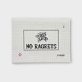No Ragrets Needlepoint Clutch Insert Canvas