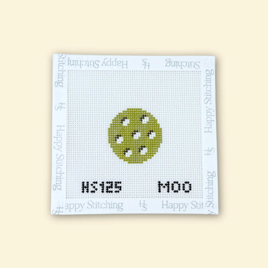 In a Pickle Needlepoint Key Fob SELF FINISHING KIT (by Happy Stitching)