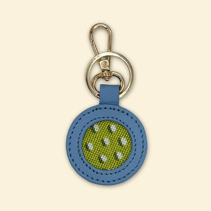 In a Pickle Needlepoint Key Fob SELF FINISHING KIT (by Happy Stitching)