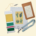 Looking Sharp Needlepoint Glasses Case SELF FINISHING KIT (by Happy Stitching)