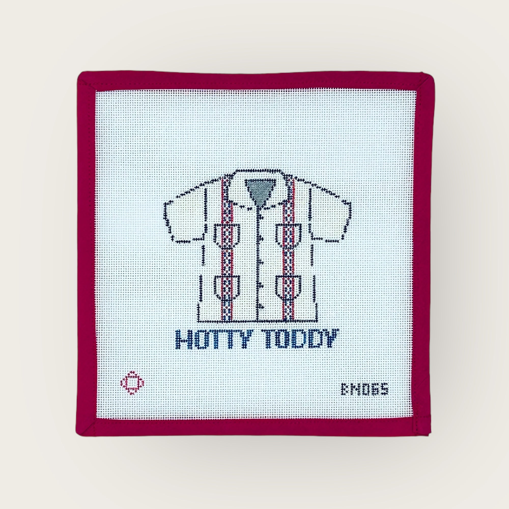Collegiate Guayabera Needlepoint Ornament Canvas