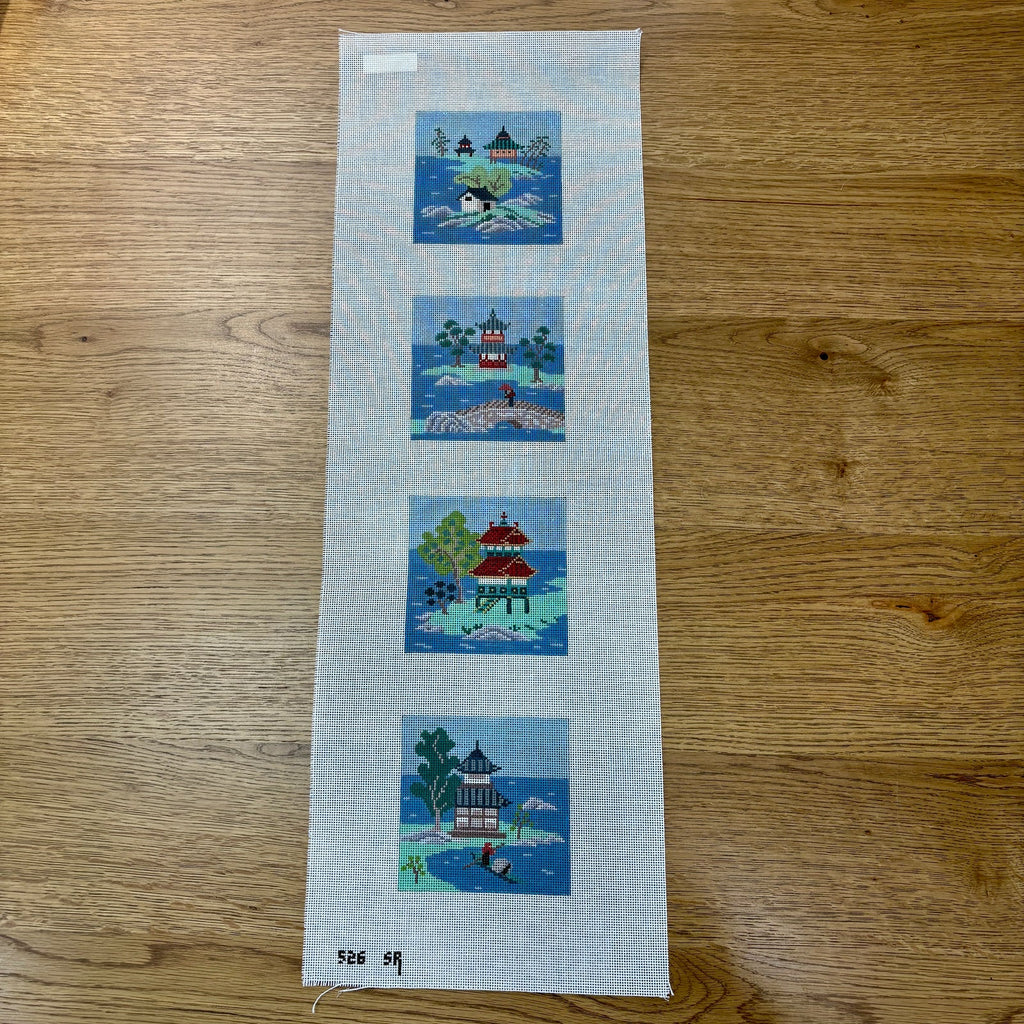 Asian Islands, Color, Coaster Set