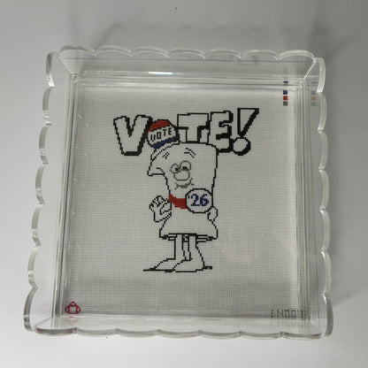 Vote ‘26 Tray Insert/Pillow Needlepoint Canvas