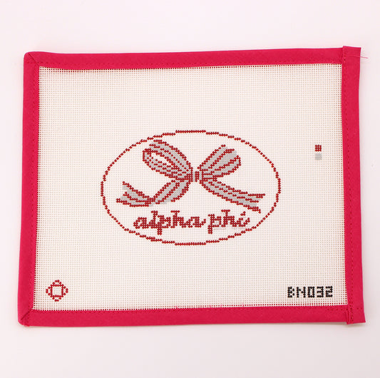 Alpha Phi Needlepoint Ornament Canvas