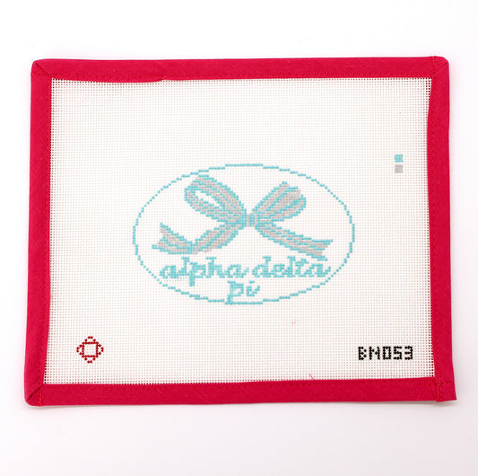 Alpha Delta Pi Needlepoint Ornament Canvas