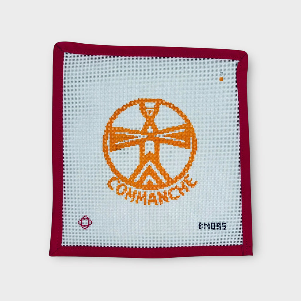 Camp Waldemar Comanche Ornament Needlepoint Canvas