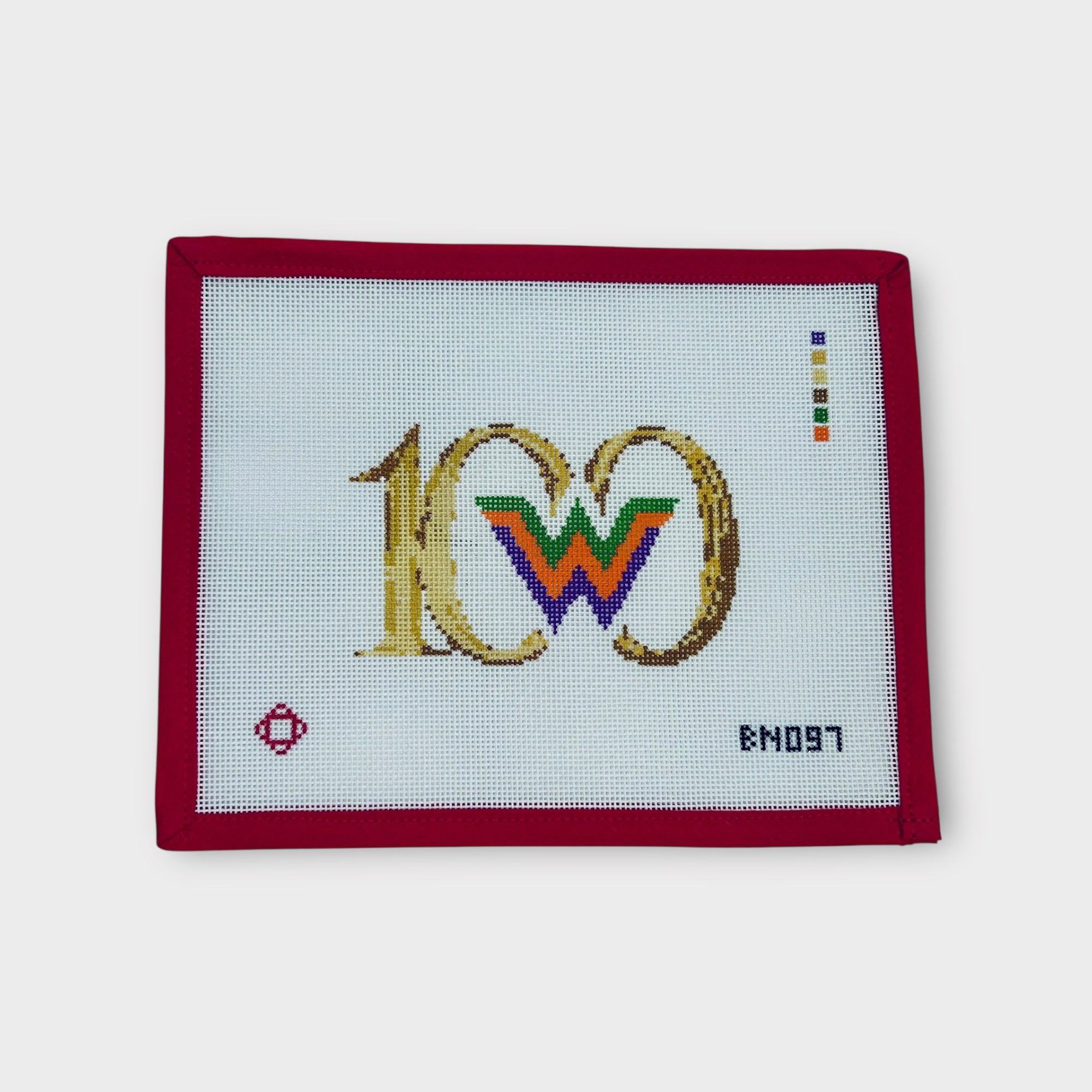 Camp Waldemar 100 Year Anniversary Needlepoint Ornament Canvas
