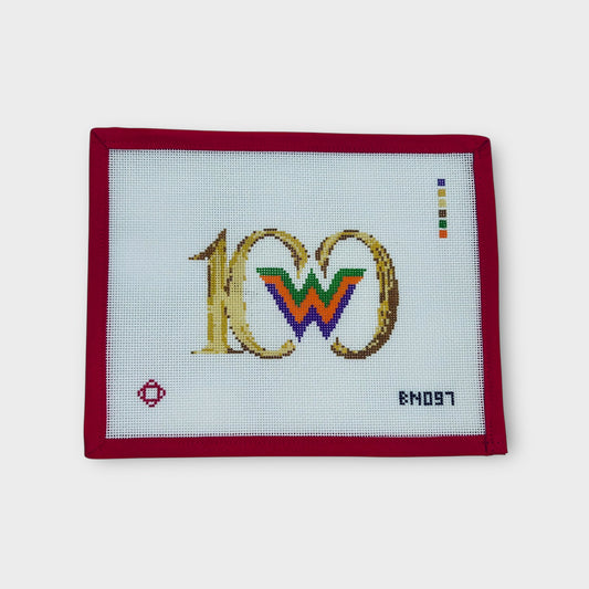 Camp Waldemar 100 Year Anniversary Needlepoint Ornament Canvas