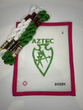 Camp Waldemar Aztec Needlepoint Ornament