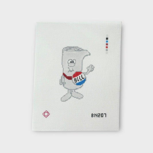 “I’m just a Bill” Needlepoint Ornament Canvas