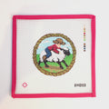 Mutton Bustin' Ornament Needlepoint Canvas
