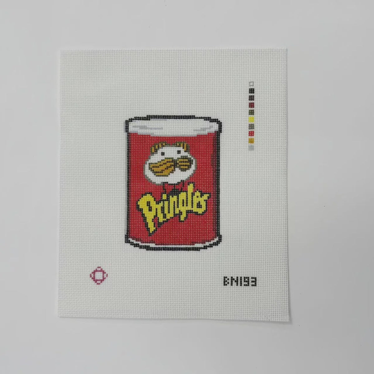 Pringles Needlepoint Ornament Canvas