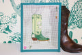 Buttercup Boot Needlepoint Canvas (Fraulein Boots x Bexar Needleworks)