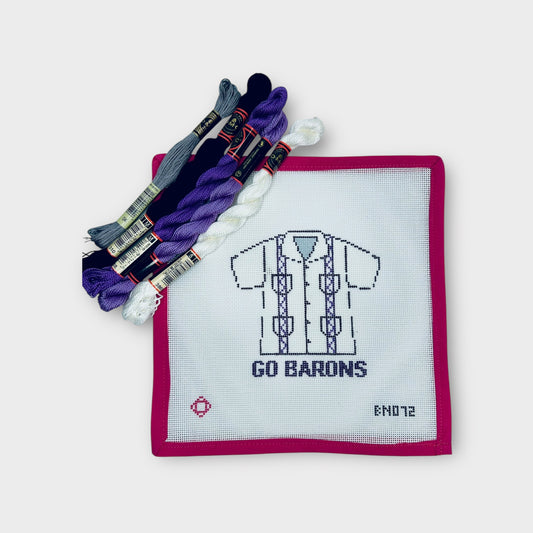 Saint Mary's Hall Guayabera Needlepoint Ornament Canvas