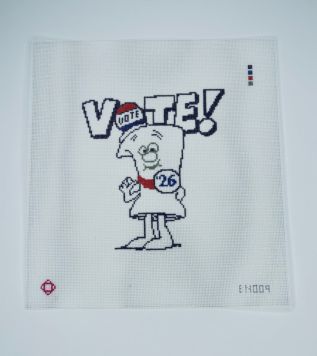 Vote ‘26 Tray Insert/Pillow Needlepoint Canvas
