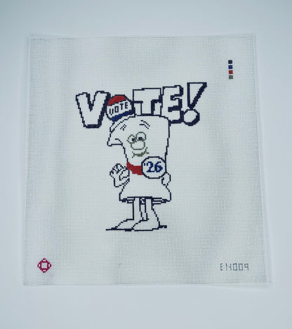 Vote ‘26 Tray Insert/Pillow Needlepoint Canvas