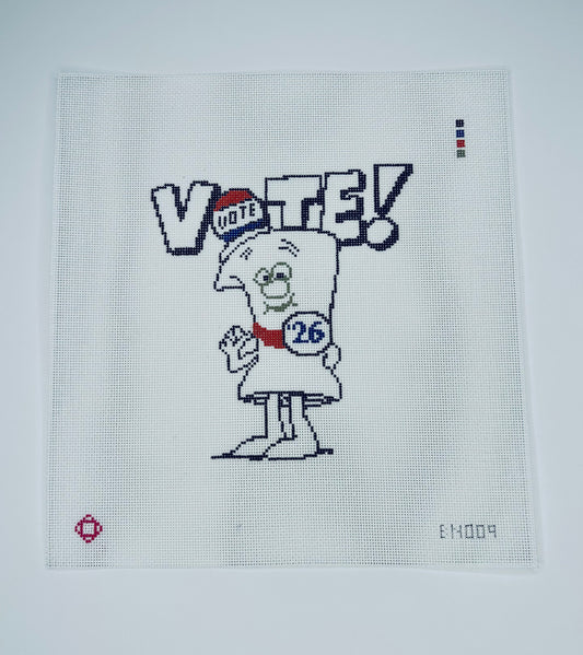 Vote ‘26 Tray Insert/Pillow Needlepoint Canvas
