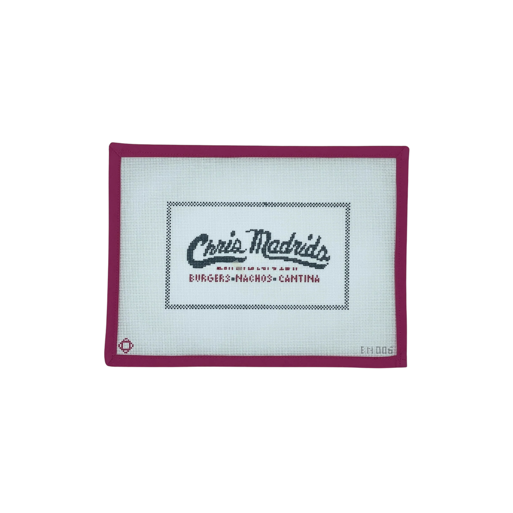 Chris Madrid's Needlepoint Ornament Canvas