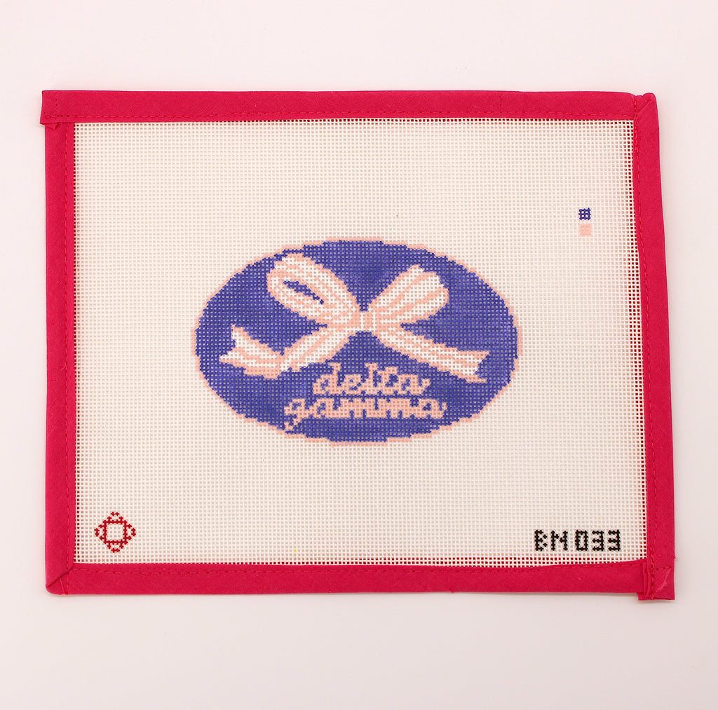 Delta Gamma Needlepoint Ornament Canvas