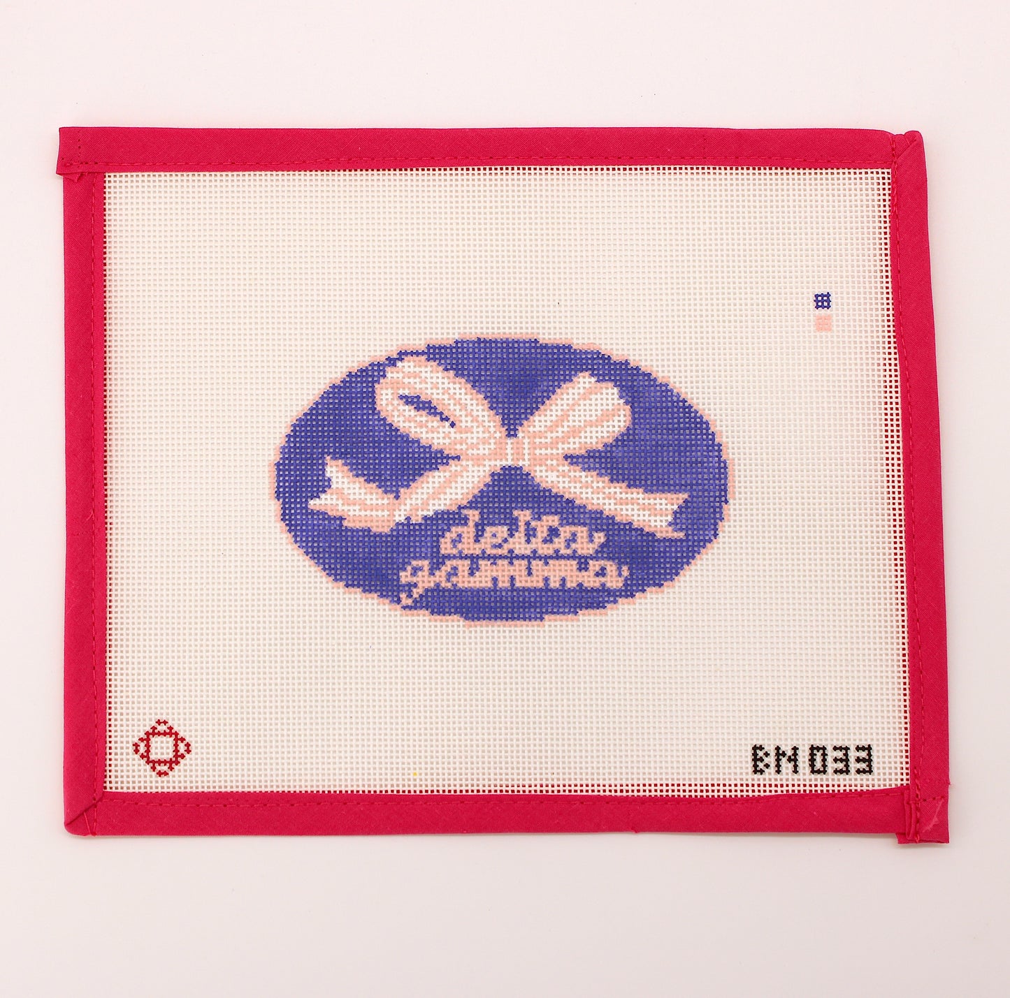 Delta Gamma Needlepoint Ornament Canvas