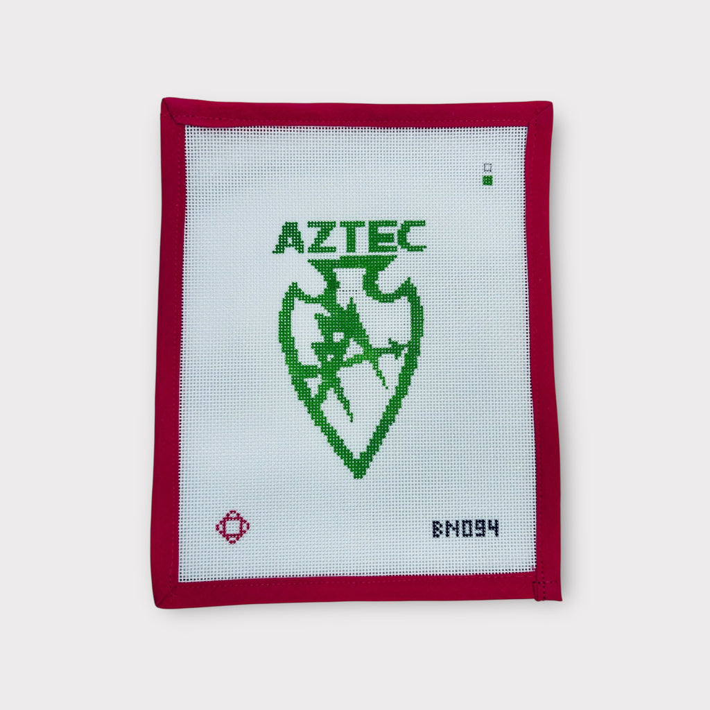 Camp Waldemar Aztec Needlepoint Ornament