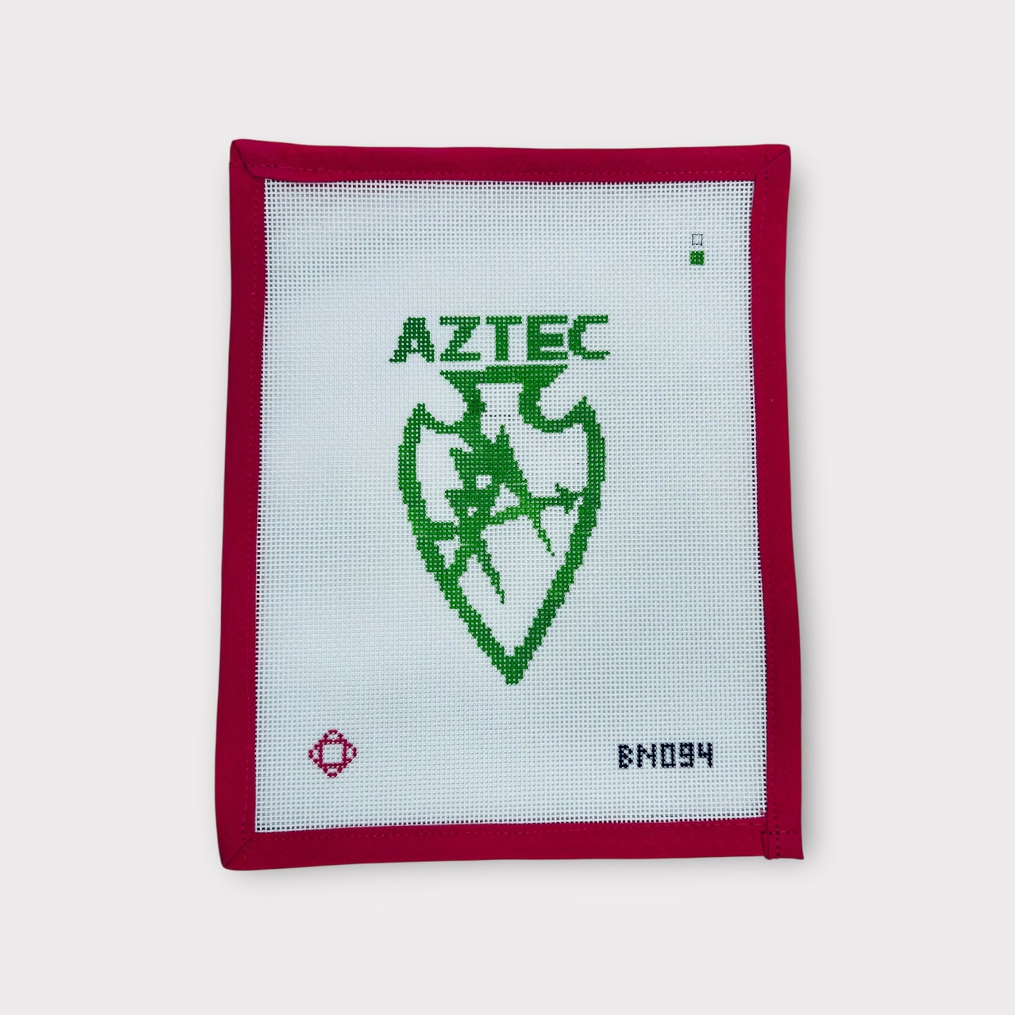 Camp Waldemar Aztec Needlepoint Ornament