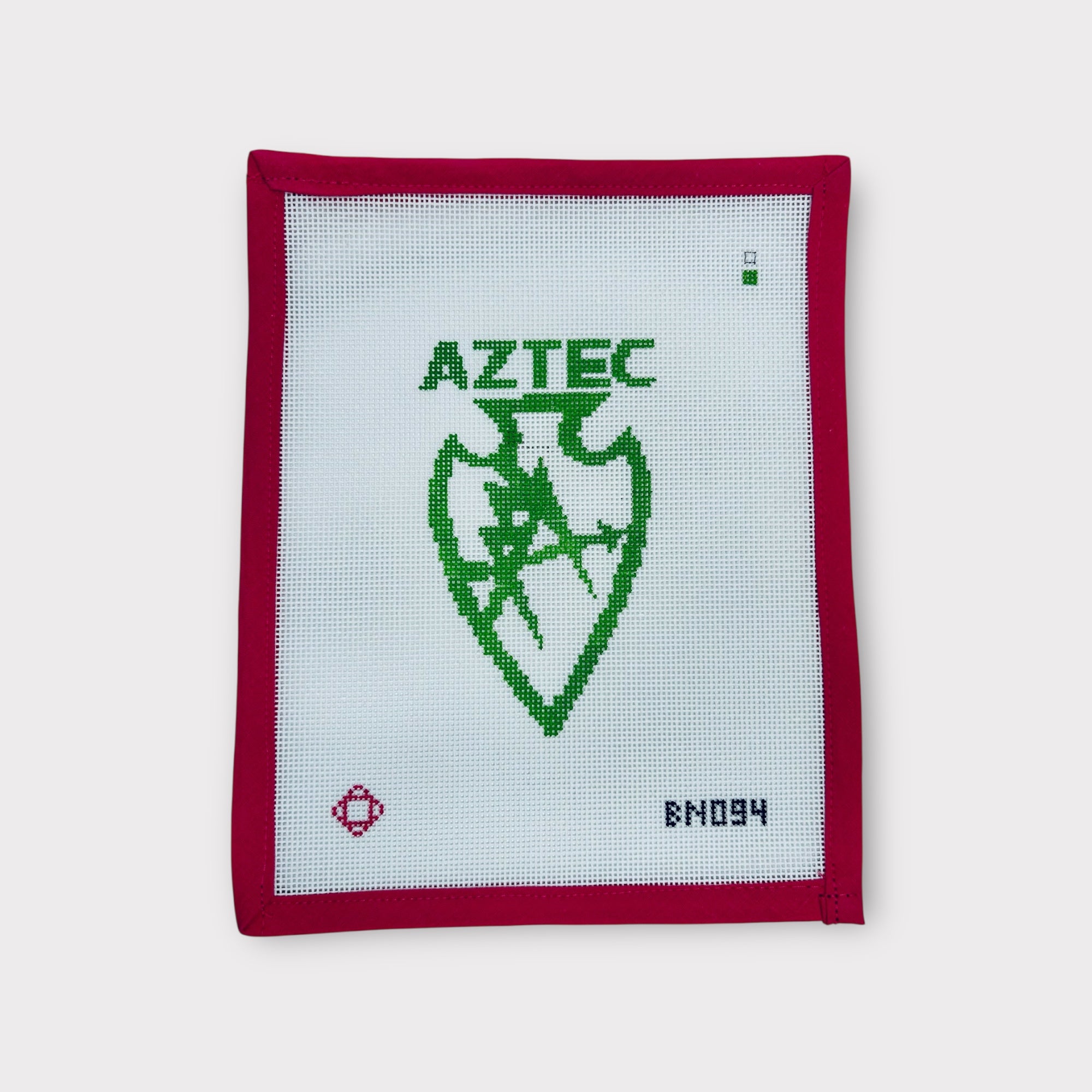 Camp Waldemar Aztec Needlepoint Ornament