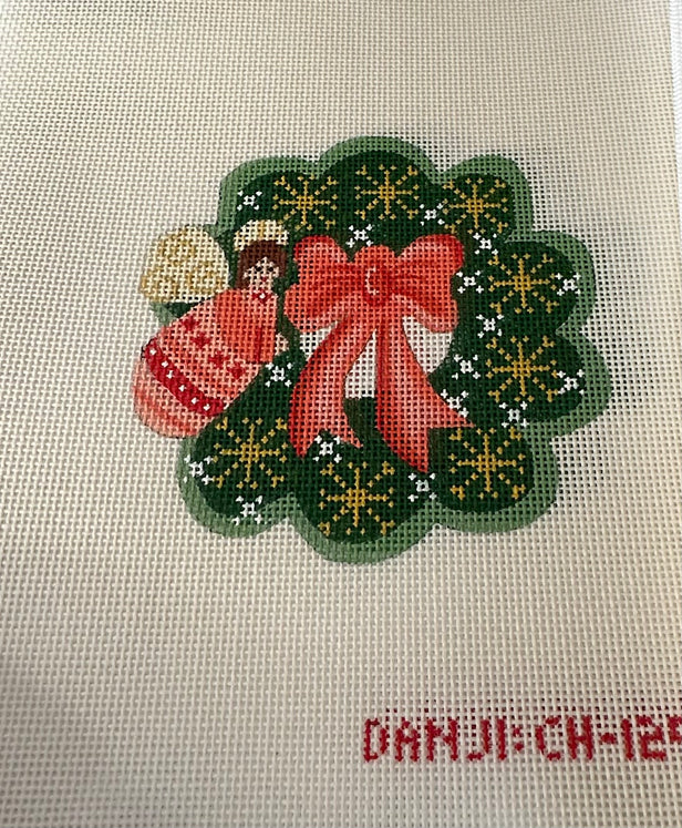 Angel Ornament Needlepoint Canvas by Danji