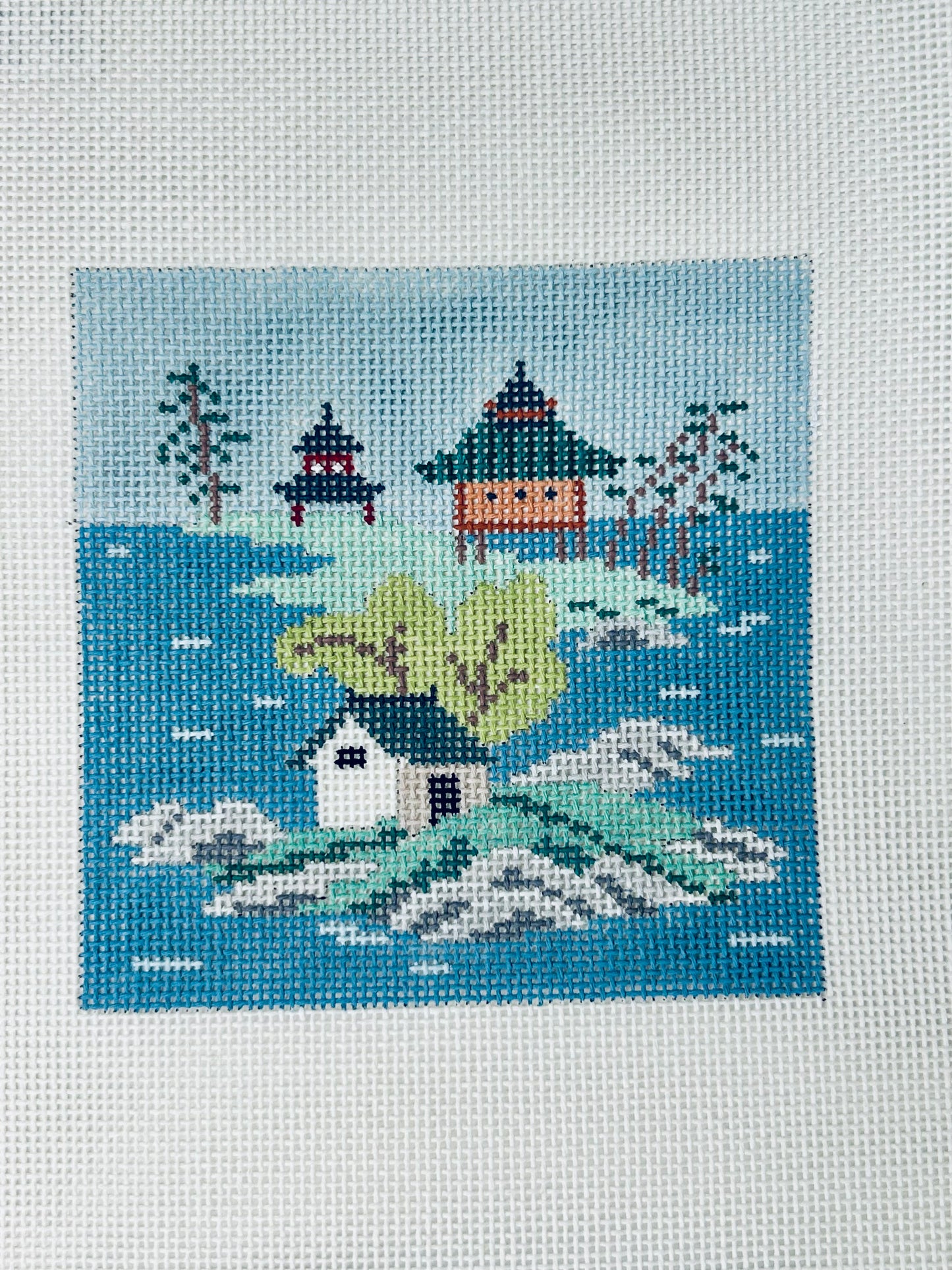 Asian Islands, Color, Coaster Set