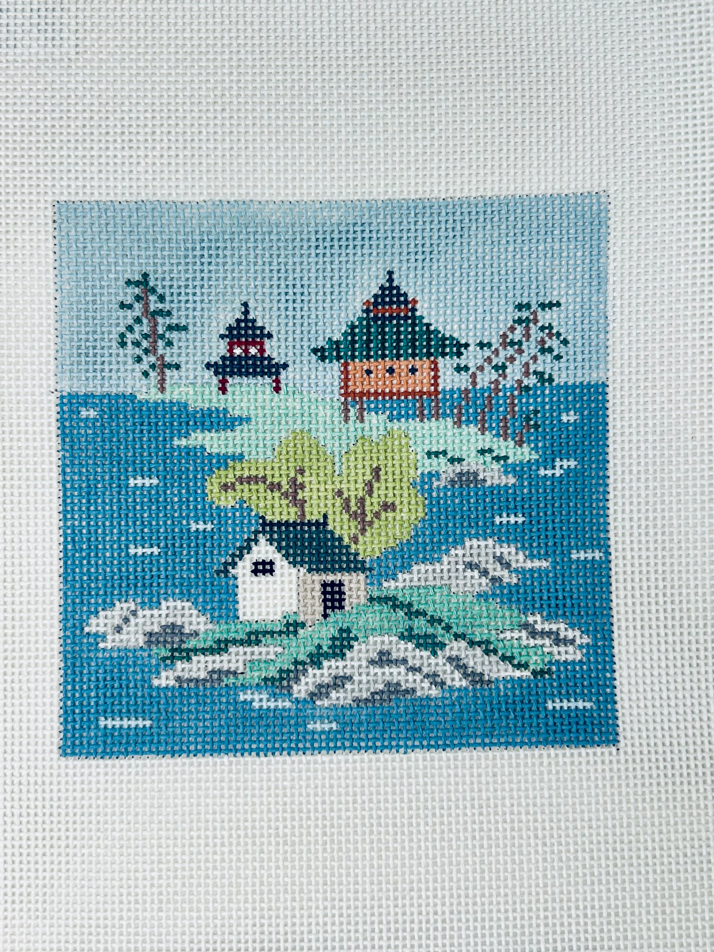 Asian Islands, Color, Coaster Set