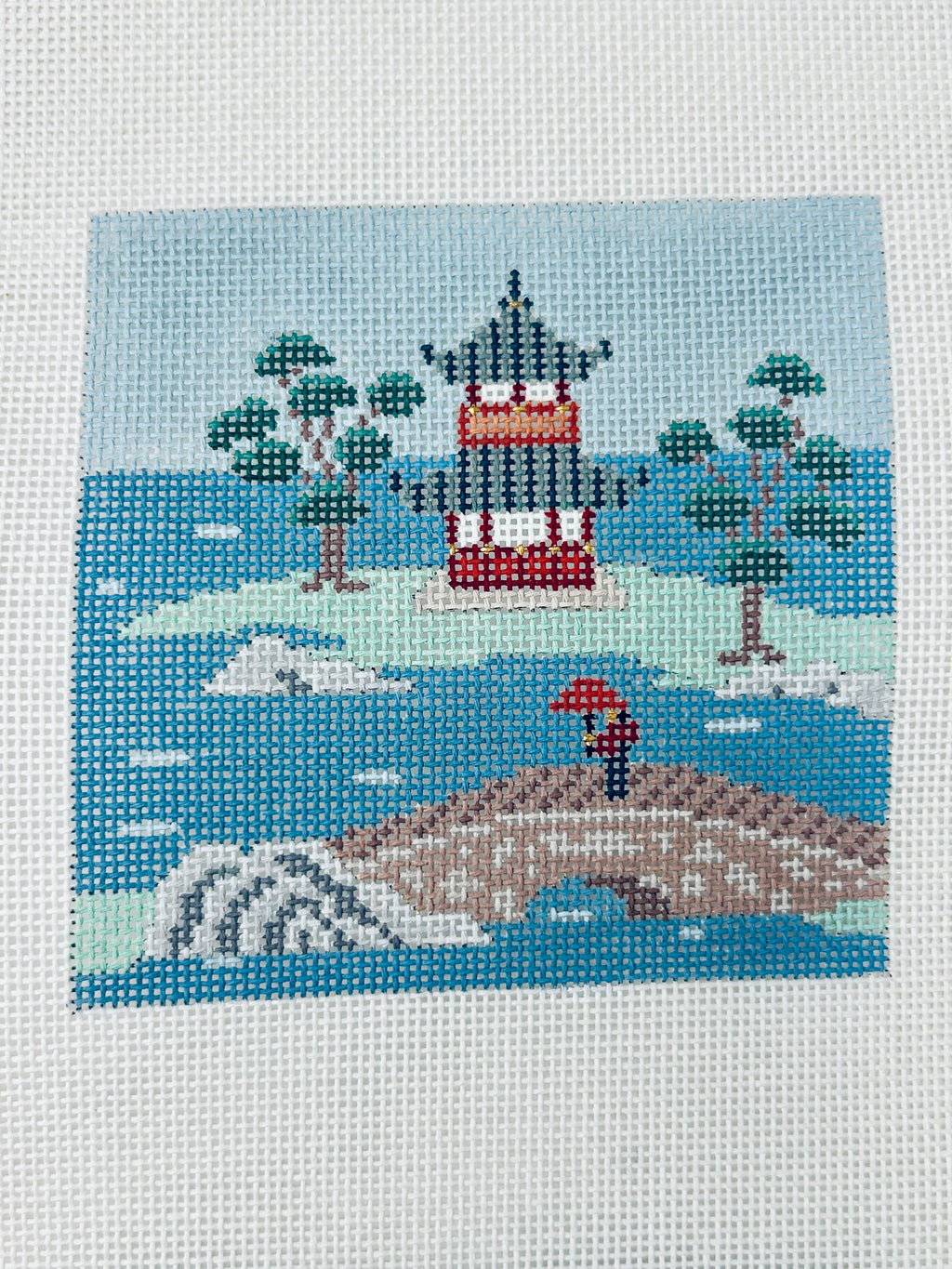 Asian Islands, Color, Coaster Set