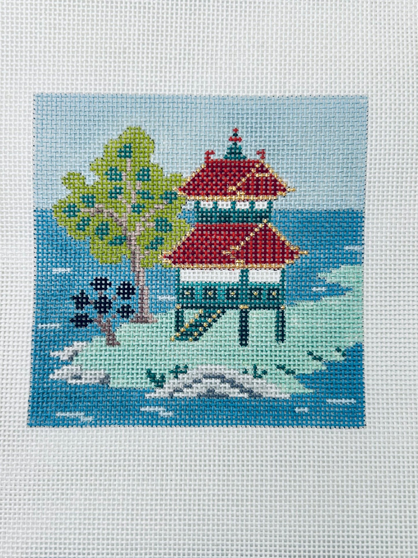 Asian Islands, Color, Coaster Set