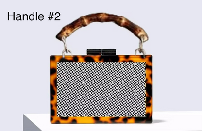 Self finishing Acrylic Clutch (NEW COLORS)