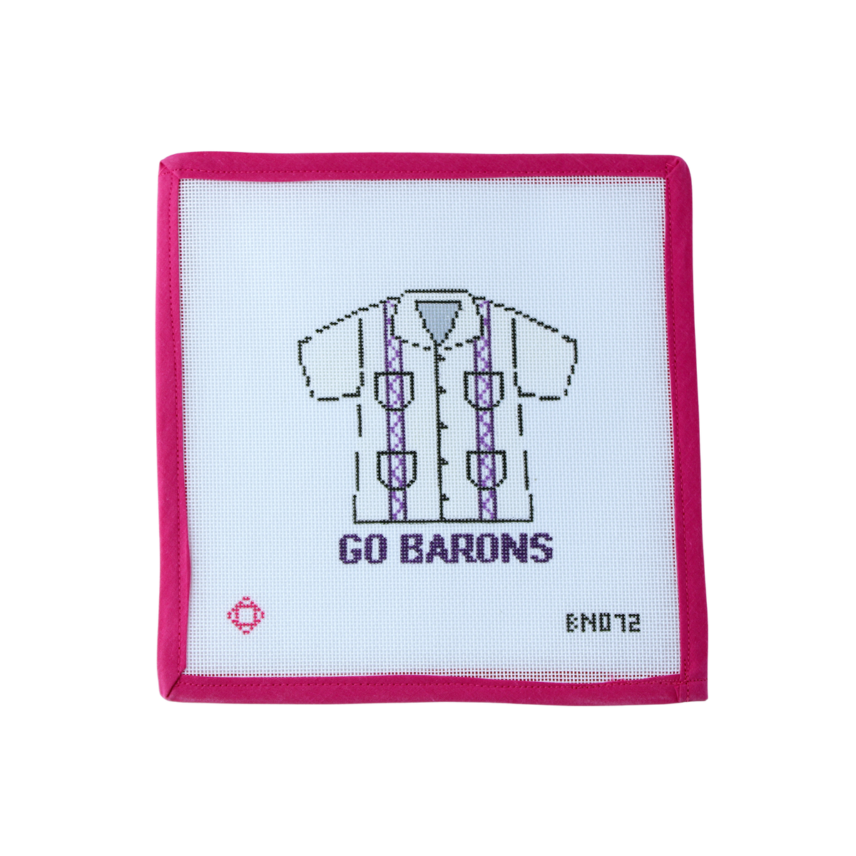Saint Mary's Hall Guayabera Needlepoint Ornament Canvas