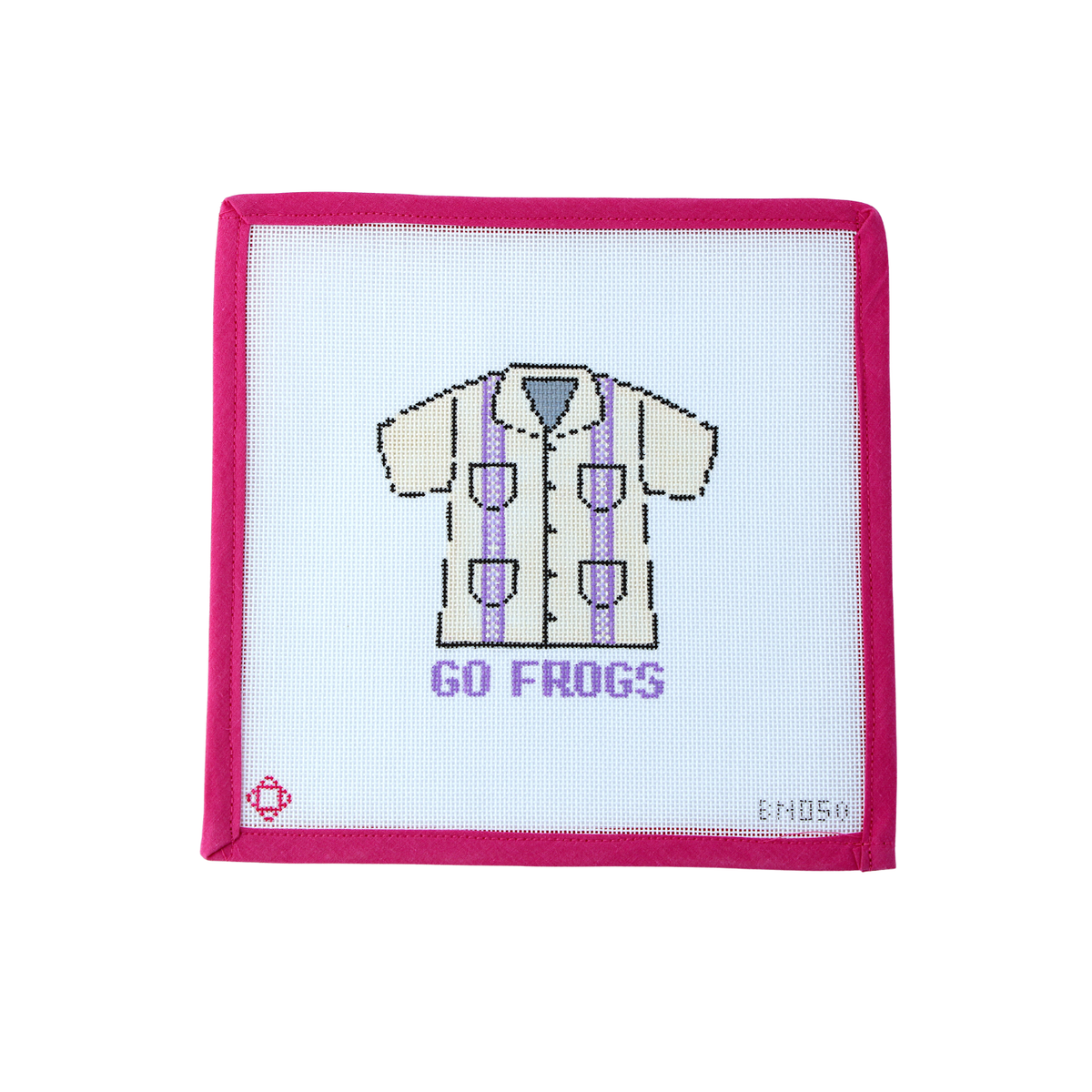 TCU Guayabera Needlepoint Ornament Canvas