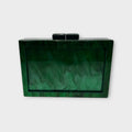 Self finishing Acrylic Clutch (GREEN)