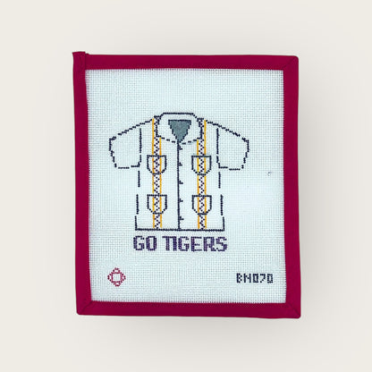Collegiate Guayabera Needlepoint Ornament Canvas