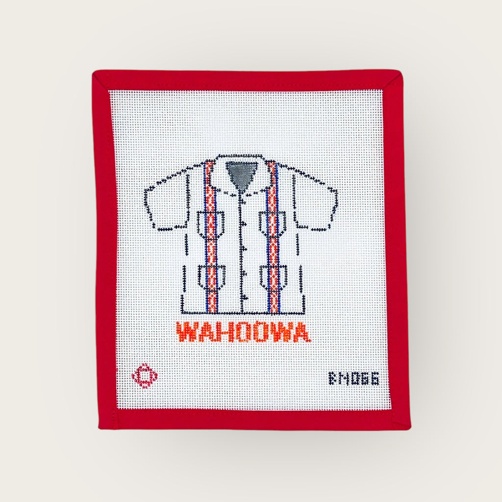 Collegiate Guayabera Needlepoint Ornament Canvas