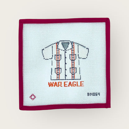 Collegiate Guayabera Needlepoint Ornament Canvas